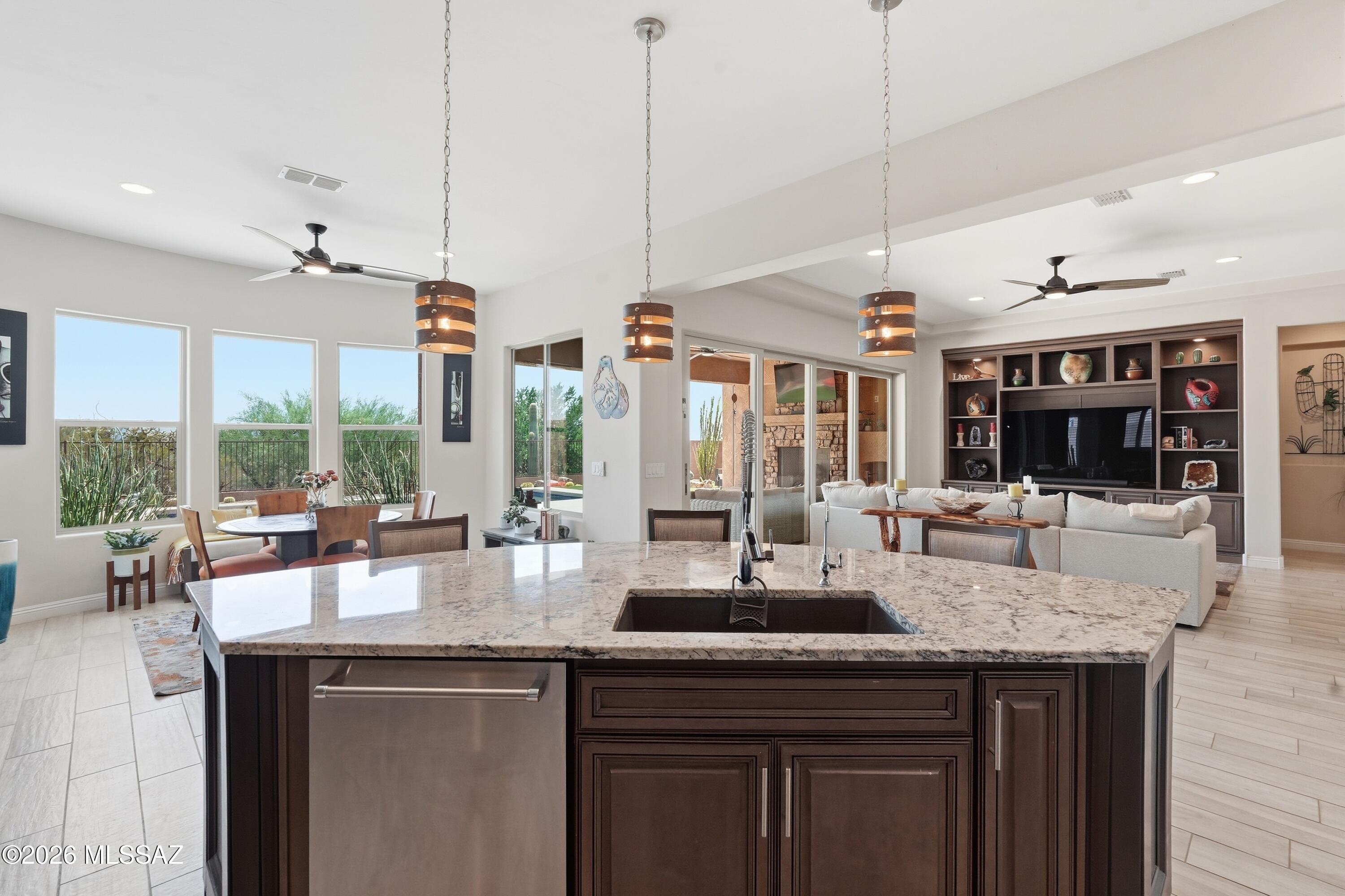 13751 North Rim Trail Marana, AZ 85658 - Photo 9 of 42 Kitchen, Dining and Great Room