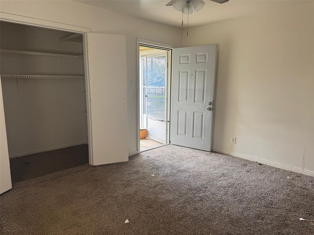 636 South Center Street Grand Prairie, TX 75051 - Photo 20 of 29 Primary Bedroom with 2 closets - one walk-in! Primary also has its own private entry door.
