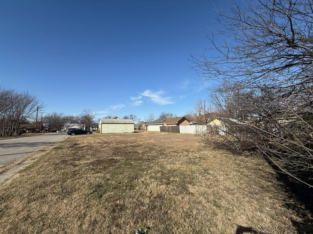 636 South Center Street Grand Prairie, TX 75051 - Photo 26 of 29 View from back of large deep backyard with plenty of room to spread out!