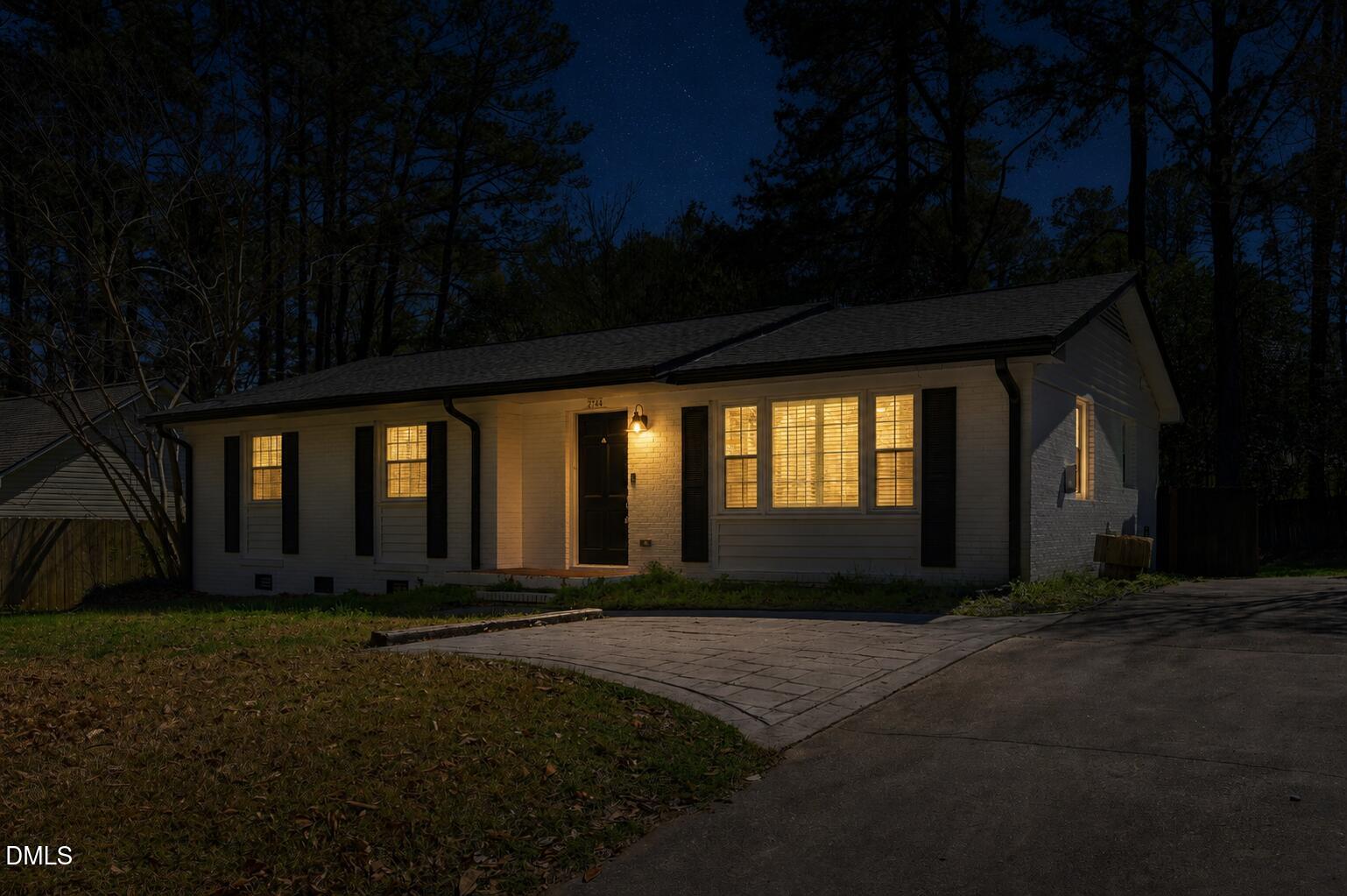 2744 Milburnie Road Raleigh, NC 27610 - Photo 4 of 33 Milburnie Front Night