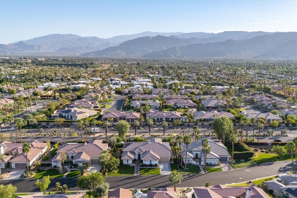 4 Oakmont Drive Rancho Mirage, CA 92270 - Photo 59 of 73 an aerial view of residential house and sandy dunes