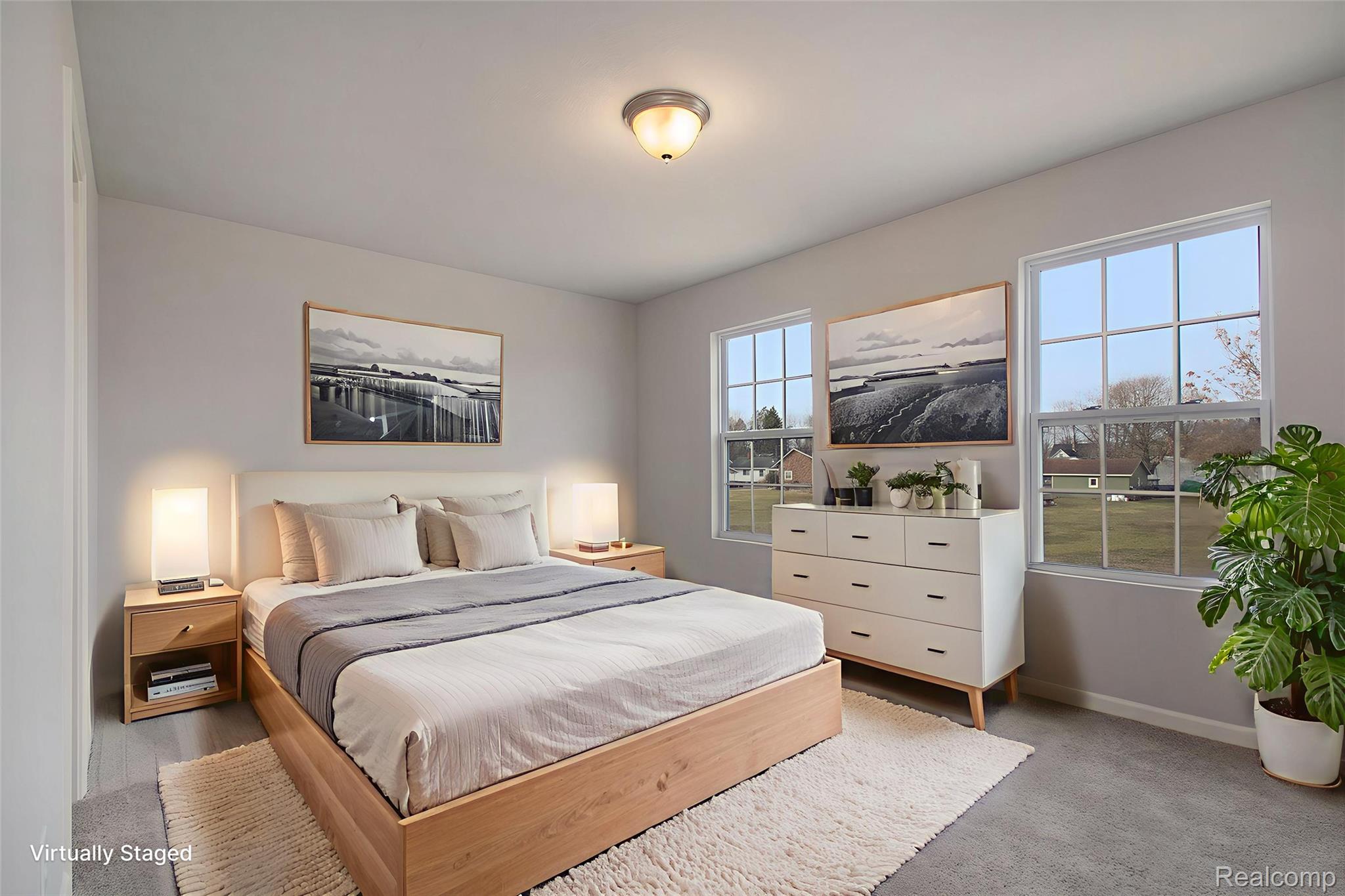 1209 Lockes Street Howell, MI 48843 - Photo 23 of 27 Virtually Staged - Primary Bedroom