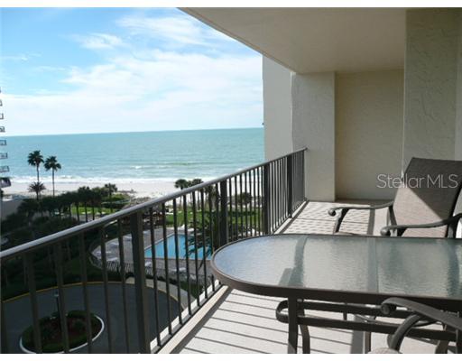 1480 Gulf Boulevard, Unit 611 Clearwater, FL 33767 - Photo 1 of 1 View - View of the gulf of Mexico from the oversized balcony