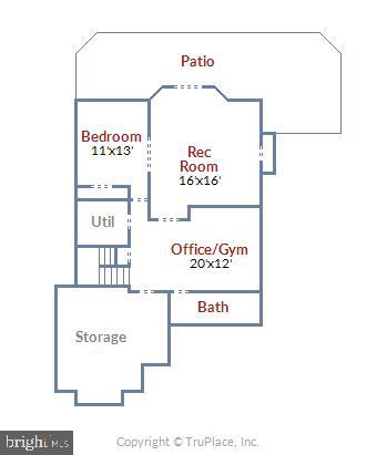 1404 Hemingway Court Reston, VA 20194 - Photo 9 of 35 Office and a Guest Bedroom on LL