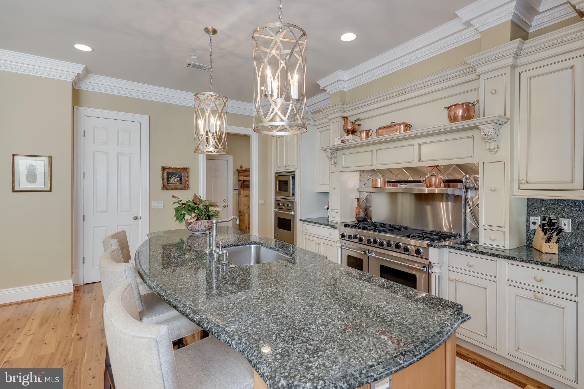 11720 Centurion Way Potomac, MD 20854 - Photo 17 of 81 a kitchen with stainless steel appliances granite countertop a sink a stove and cabinets