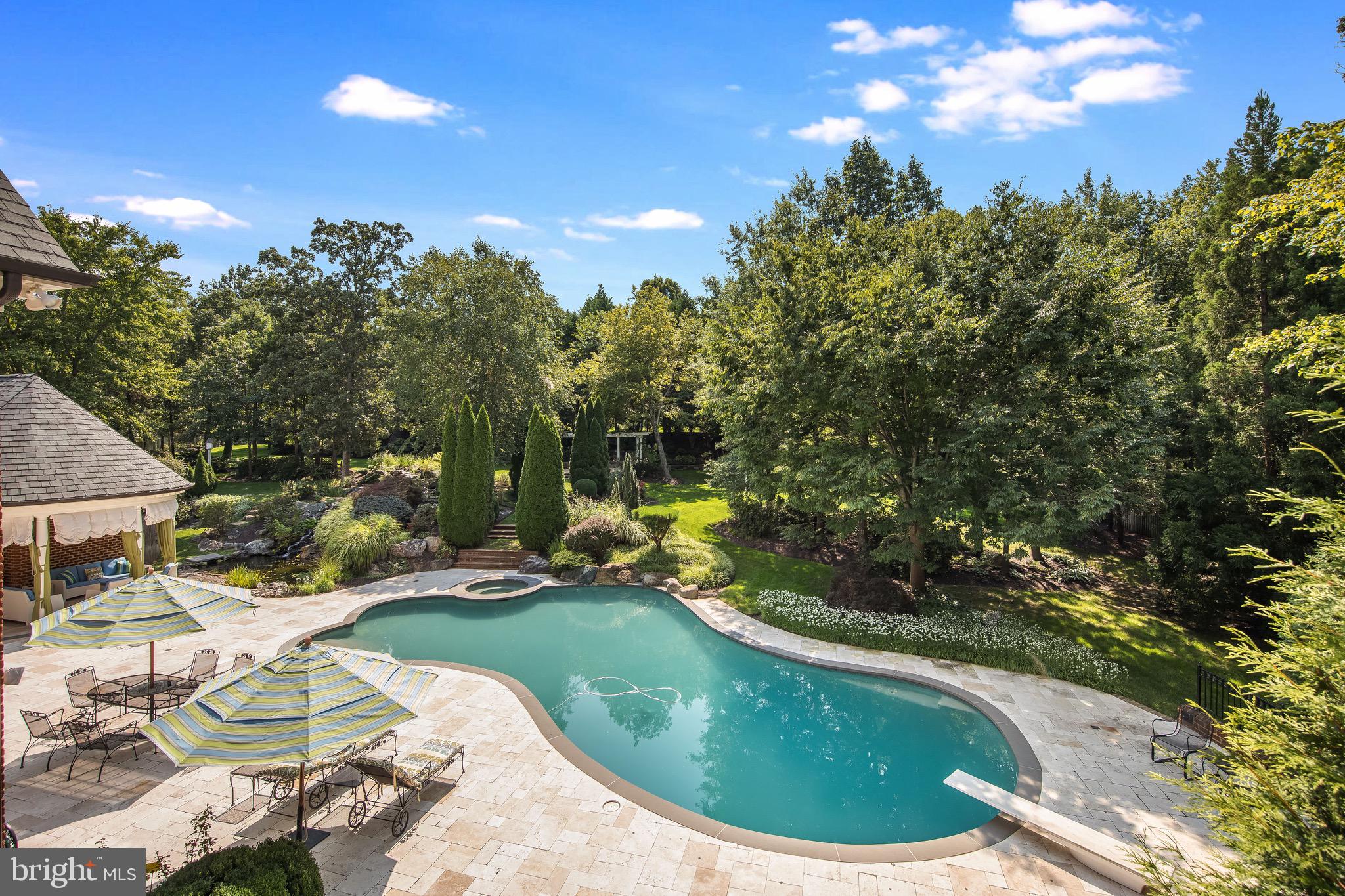 11720 Centurion Way Potomac, MD 20854 - Photo 67 of 81 a view of a swimming pool in the backyard of house
