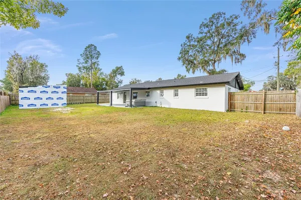 a front view of house with small garden