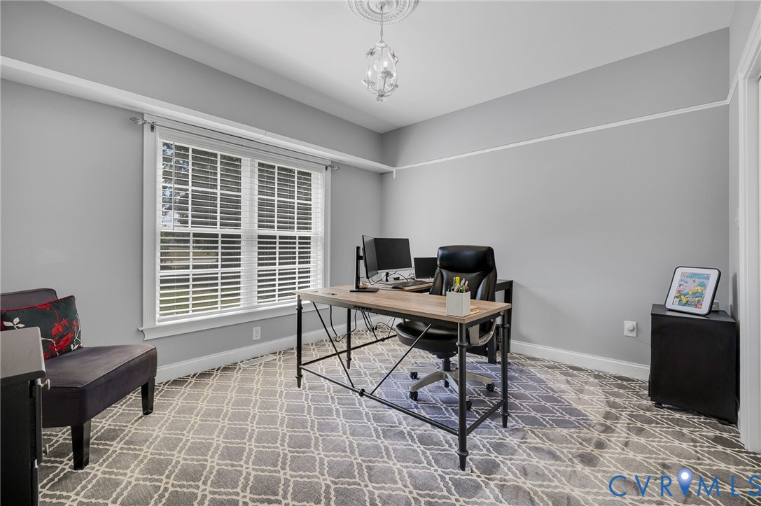 17170 Templeton Road Disputanta, VA 23842 - Photo 15 of 27 a workspace with furniture and a window
