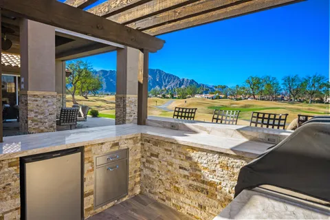 a view of a balcony with lake view and a ocean view