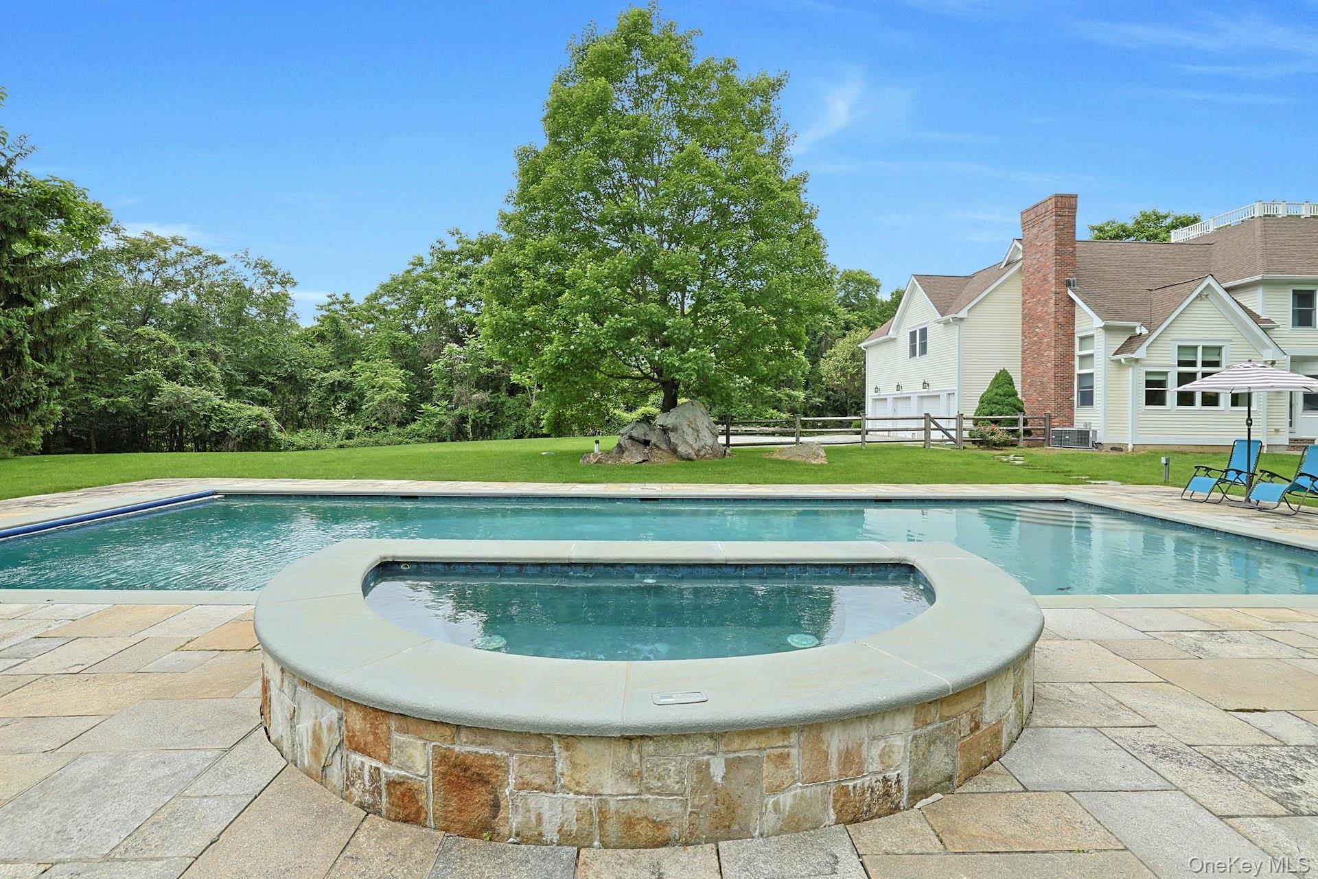 17 Hammond Ridge Road Bedford Corners, NY 10549 - Photo 28 of 36 View of pool with hot tub.