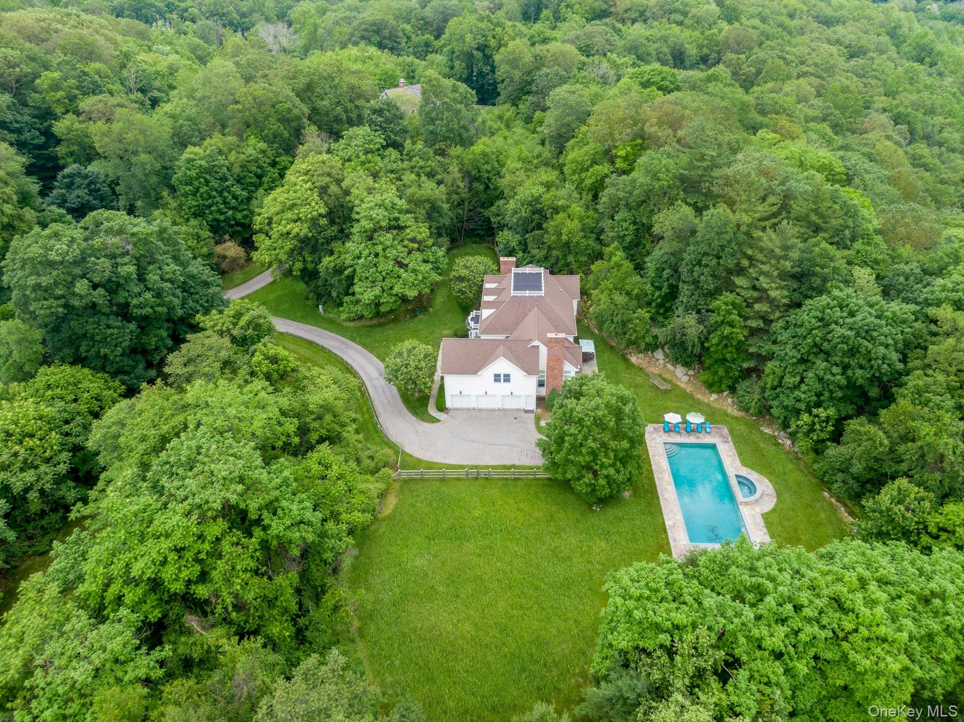 17 Hammond Ridge Road Bedford Corners, NY 10549 - Photo 33 of 36 Aerial view of entire property.