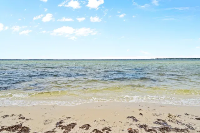 a view of an ocean and beach