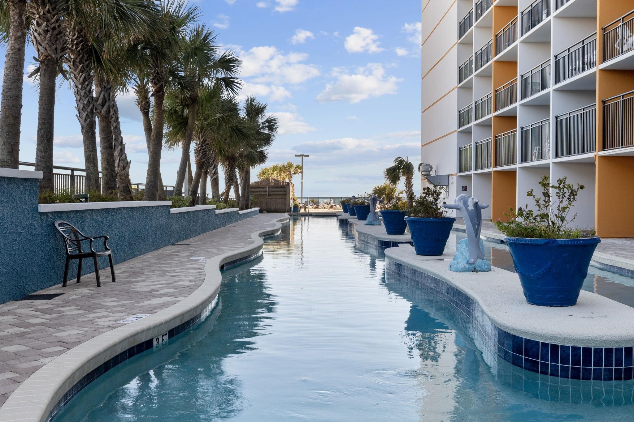 1501 South Ocean Boulevard, Unit 910 Myrtle Beach, SC 29577 - Photo 21 of 31 Community pool featuring a patio area