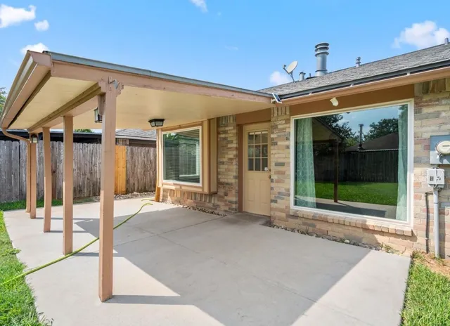 a view of a house with a porch