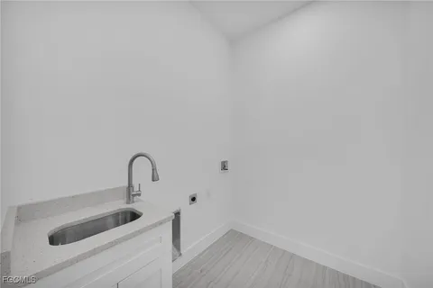 a close view of a sink and a tap