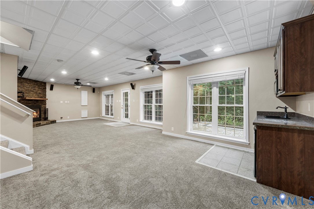 1301 Hawkins Wood Circle Midlothian, VA 23114 - Photo 24 of 50 a view of an empty room with a kitchen