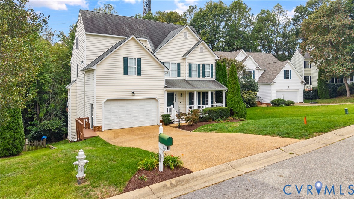 1301 Hawkins Wood Circle Midlothian, VA 23114 - Photo 5 of 50 a view of outdoor space yard and front view of a house