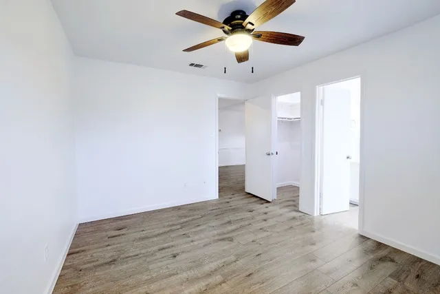 wooden floor in an empty room