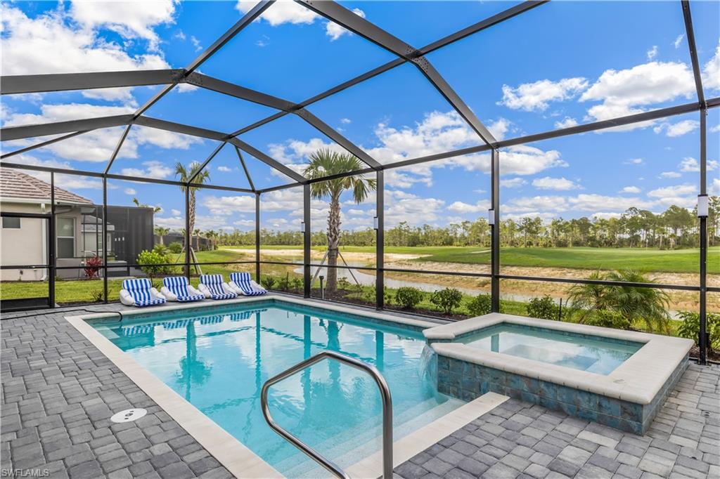 15977 Cranes Marsh Court Babcock Ranch, FL 33982 - Photo 22 of 24 a view of swimming pool with a sitting area