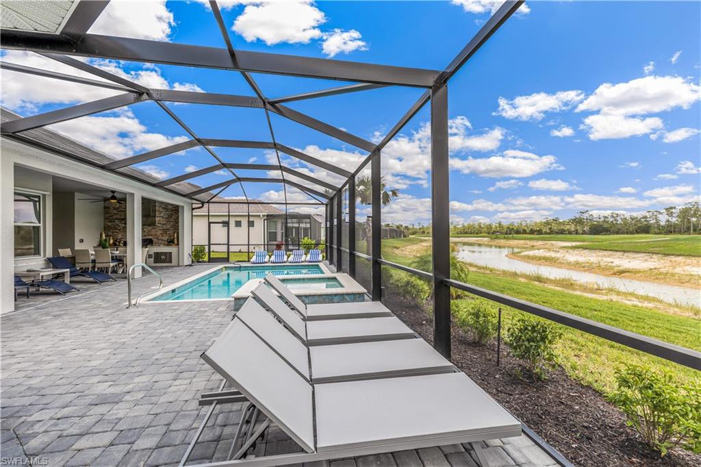 15977 Cranes Marsh Court Babcock Ranch, FL 33982 - Photo 23 of 24 a view of swimming pool with seating space