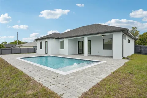 a view of a house with a outdoor space