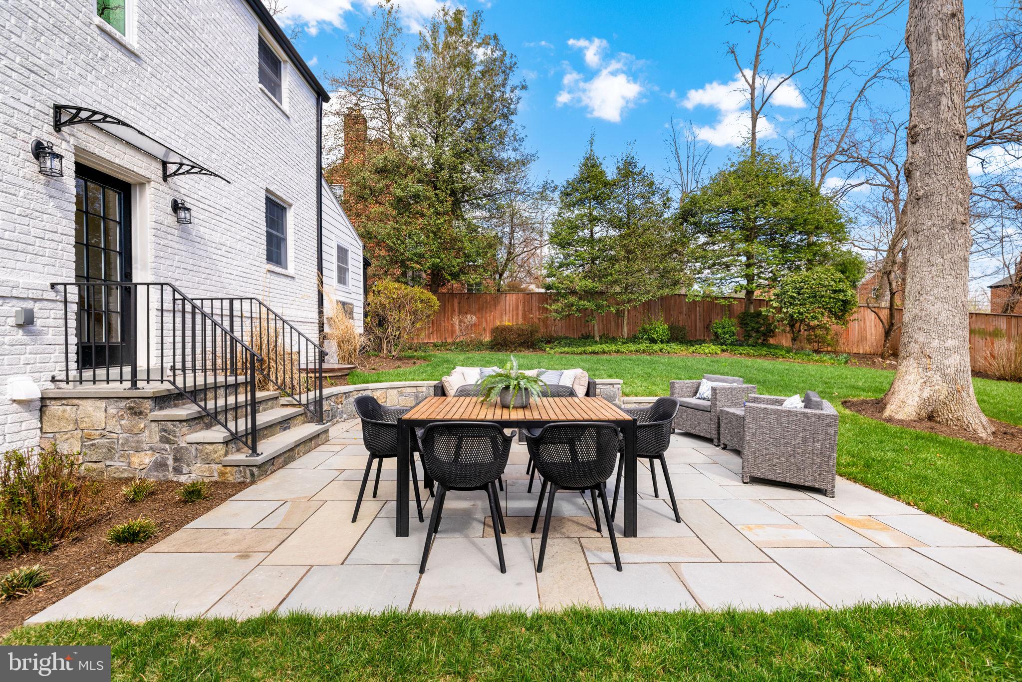 2612 Spencer Road Chevy Chase, MD 20815 - Photo 26 of 36 Private slate patio