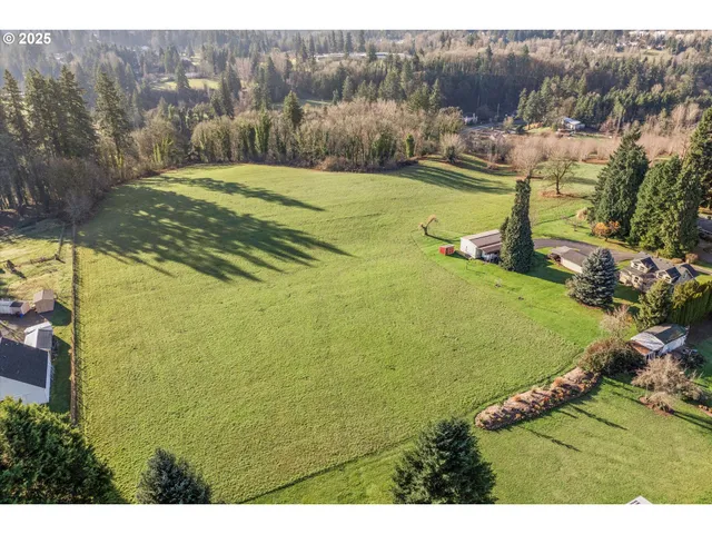 a view of an outdoor space and swimming pool