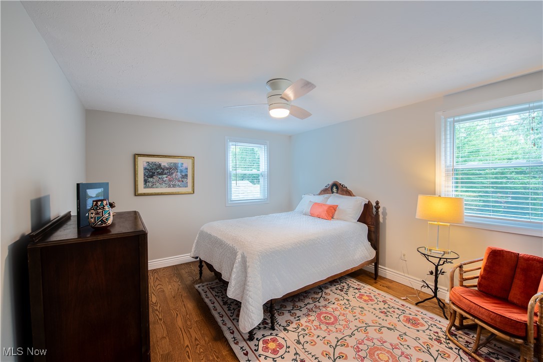 28314 Knickerbocker Road Bay Village, OH 44140 - Photo 29 of 38 Bedroom with ceiling fan and wood-type flooring