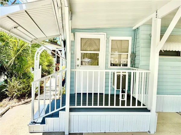 a view of front door