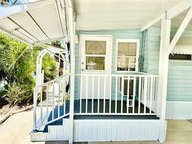 a view of front door