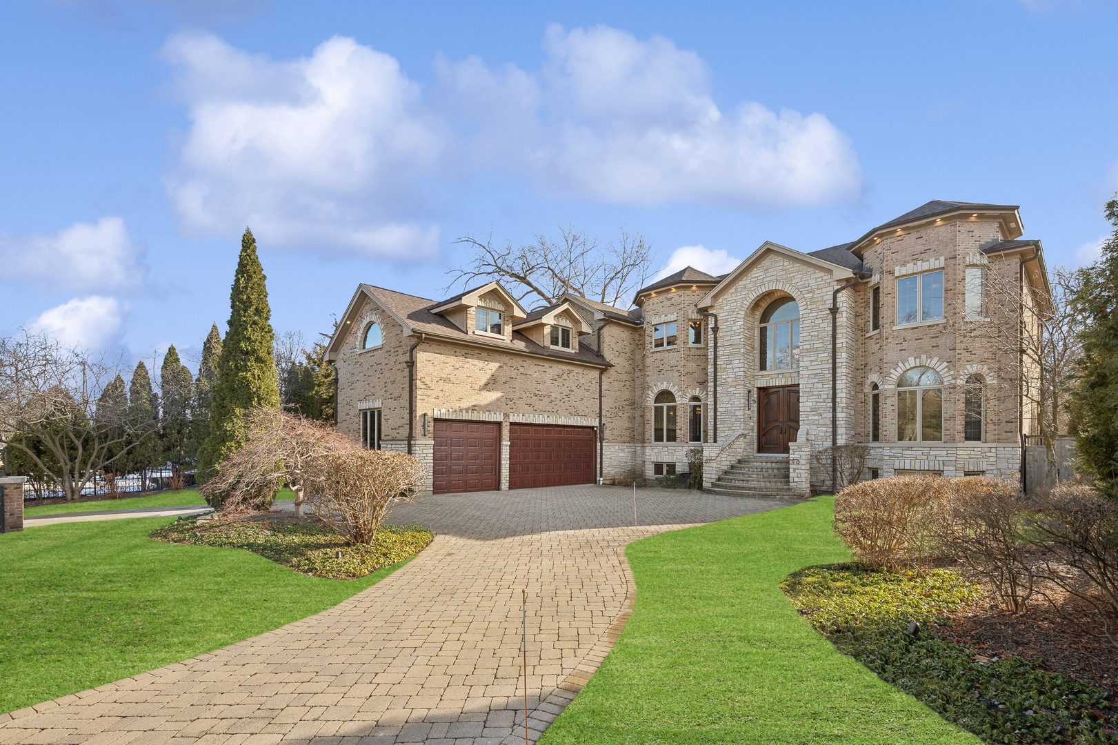 3235 Techny Road Northbrook, IL 60062 - Photo 1 of 45 a front view of a house with garden