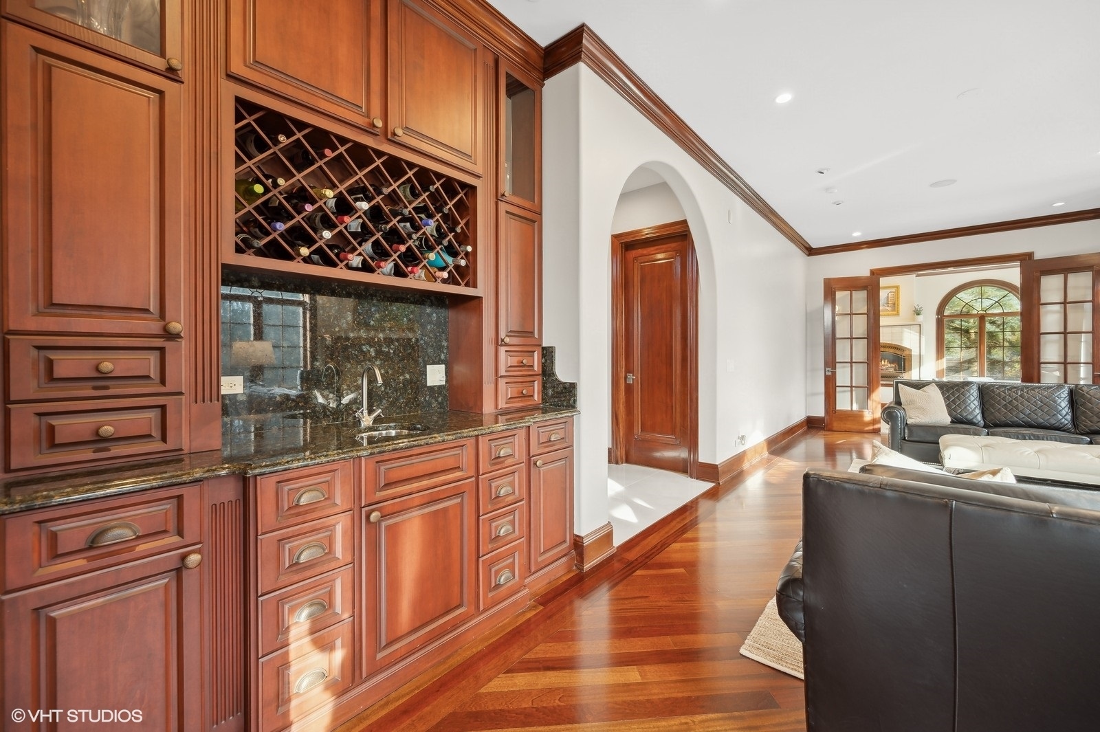 3235 Techny Road Northbrook, IL 60062 - Photo 11 of 45 a view of a hallway with a large window and wooden floor