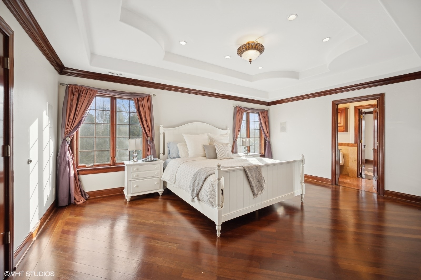 3235 Techny Road Northbrook, IL 60062 - Photo 25 of 45 a spacious bedroom with a bed and a large window