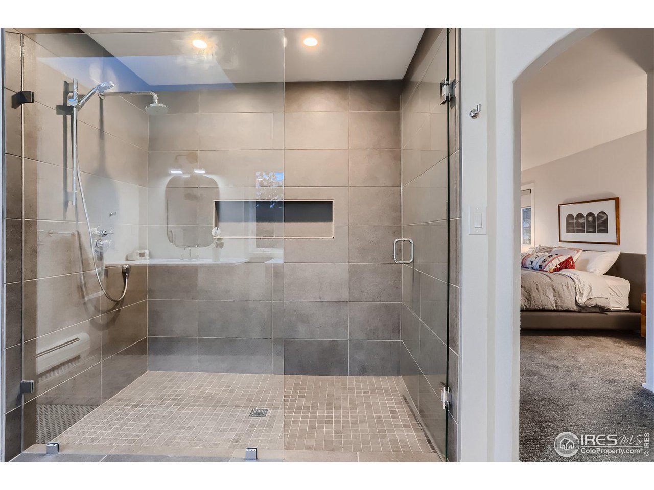 252 Pine Tree Lane Boulder, CO 80304 - Photo 21 of 39 a bathroom with a glass door shower