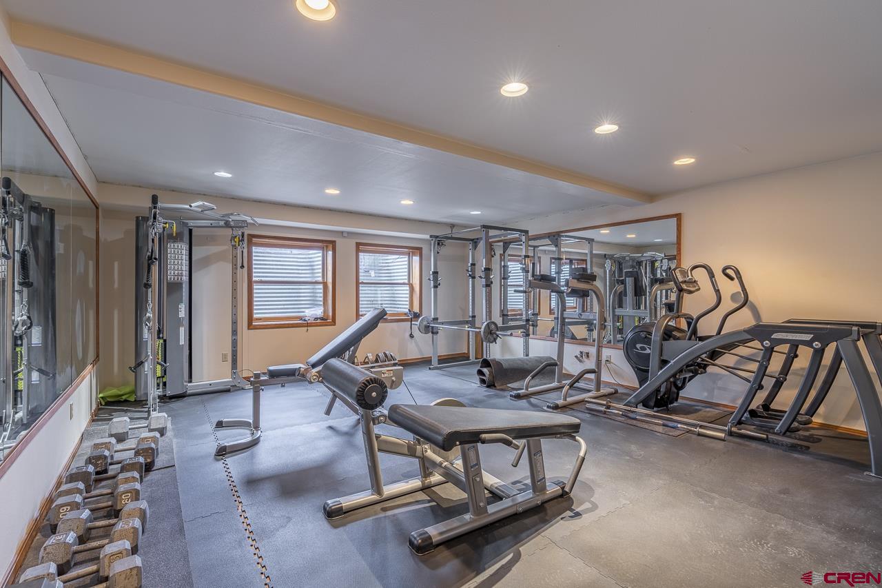1403 Skyview Road Bayfield, CO 81122 - Photo 13 of 35 a view of a room with gym equipment