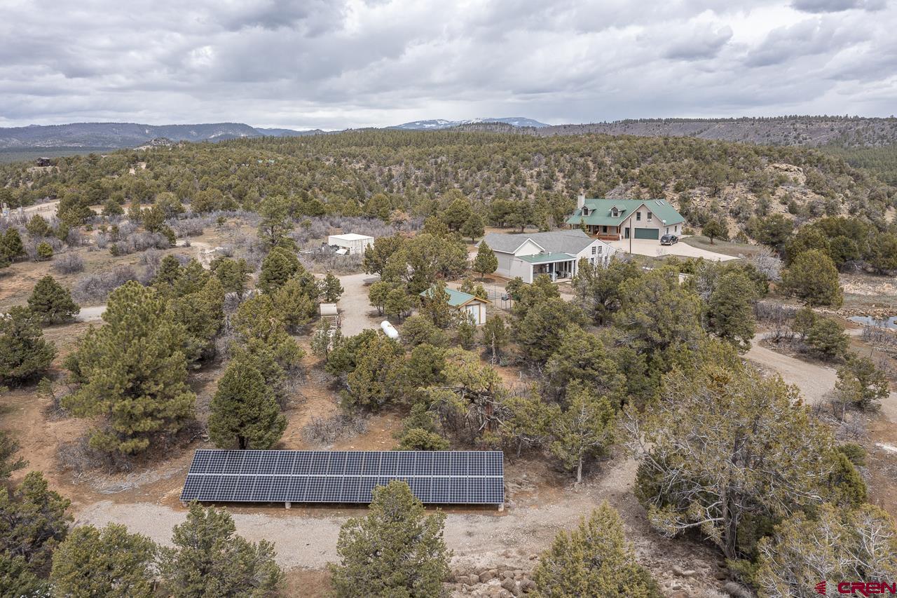 1403 Skyview Road Bayfield, CO 81122 - Photo 33 of 35 an aerial view of residential house and outdoor space