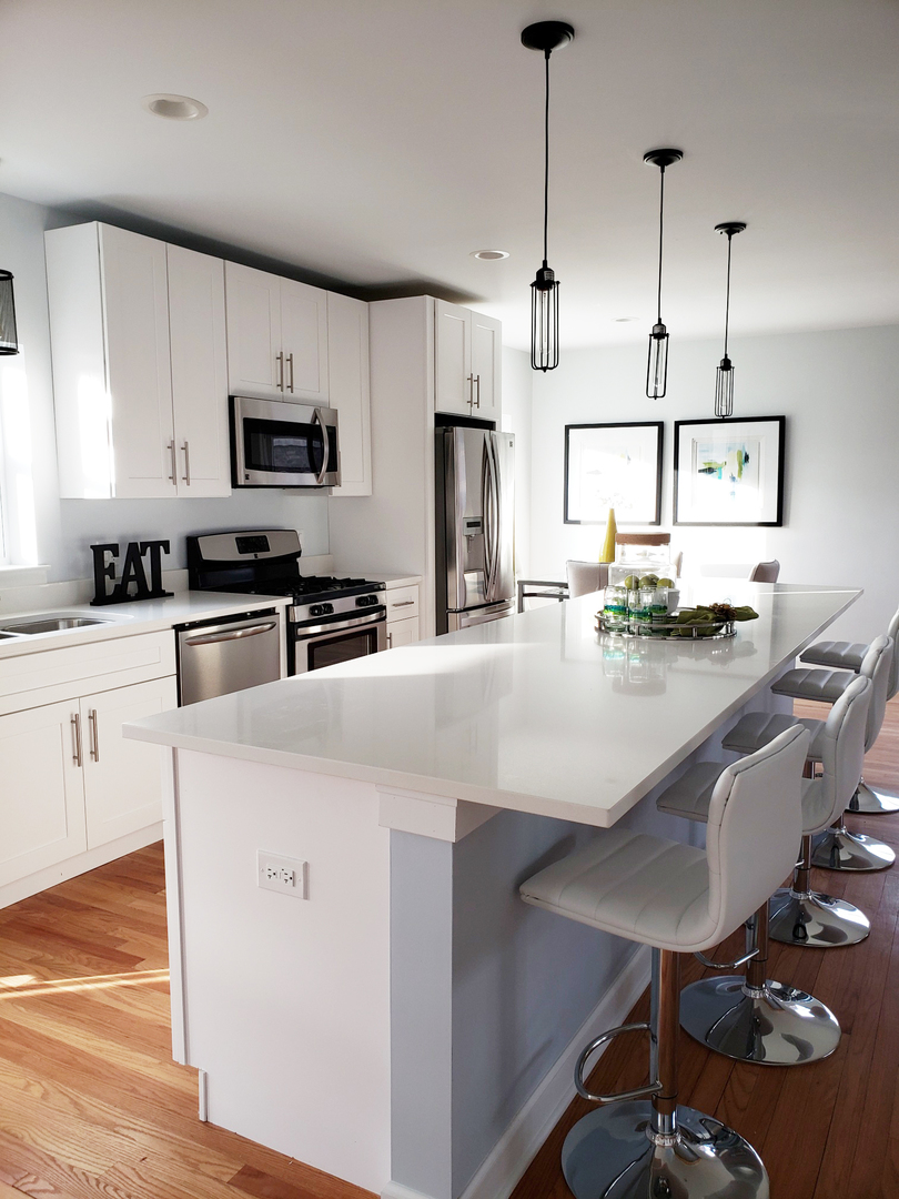 57 Northgate Road Riverside, IL 60546 - Photo 15 of 28 a kitchen with kitchen island appliances cabinets and furniture