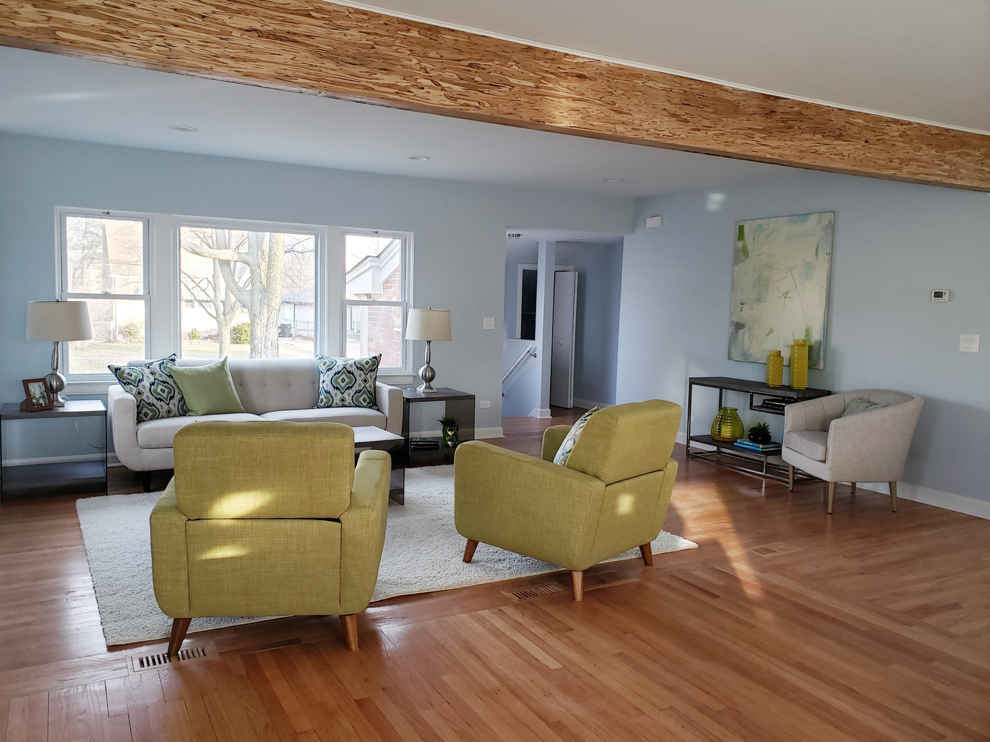 57 Northgate Road Riverside, IL 60546 - Photo 8 of 28 a living room with furniture and a large window