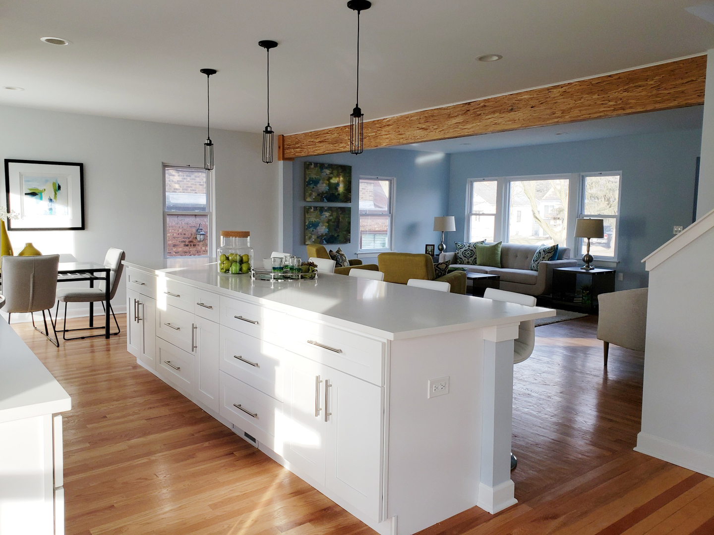 57 Northgate Road Riverside, IL 60546 - Photo 9 of 28 a large white kitchen with lots of counter space