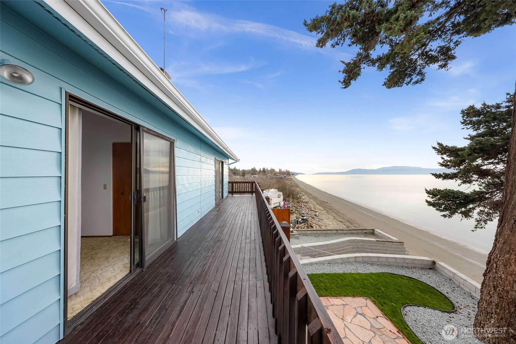 4877 Maple Lane Ferndale, WA 98248 - Photo 21 of 35 a balcony with view of ocean