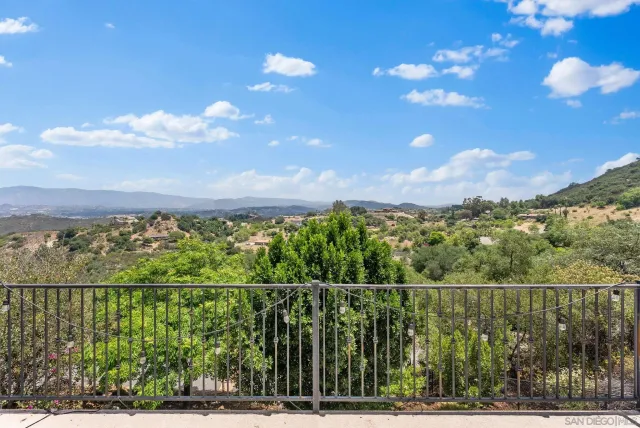 a view of a city and a mountain view
