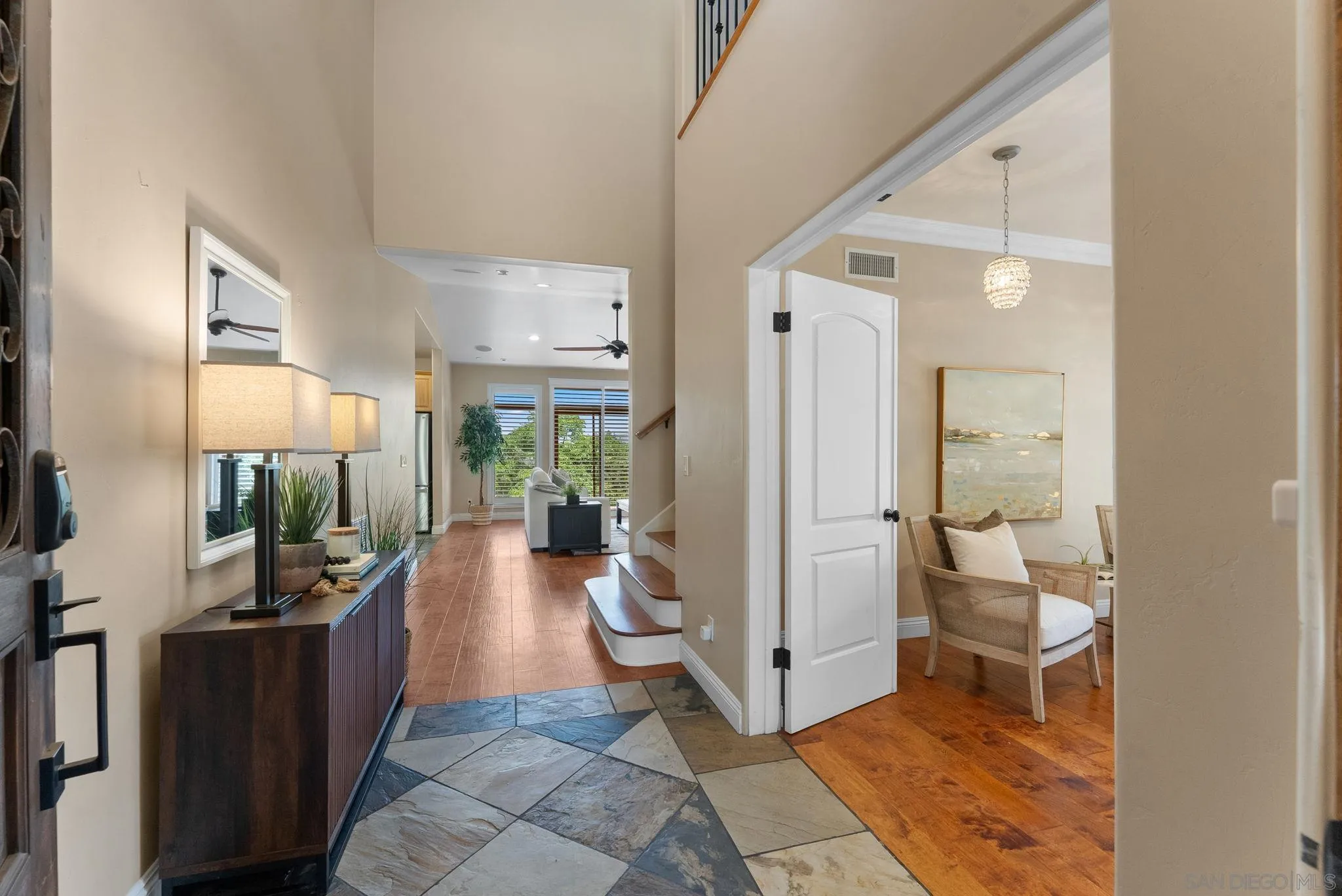 12443 Mirar De Valle Road Valley Center, CA 92082 - Photo 3 of 54 a living room with furniture and a view of bathroom