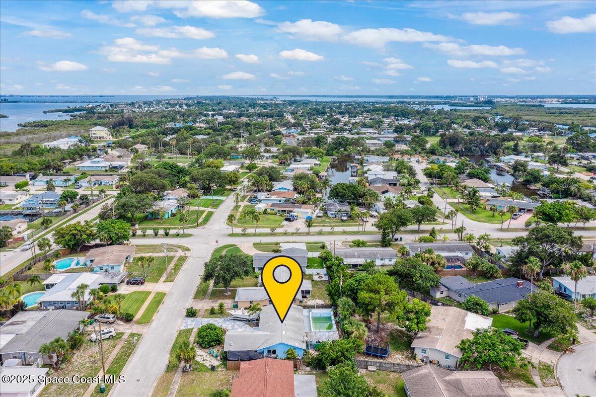 1405 Fiddler Avenue Merritt Island, FL 32952 - Photo 40 of 43 an aerial view of residential house with outdoor space
