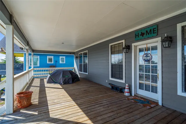 a view of a lake with houses