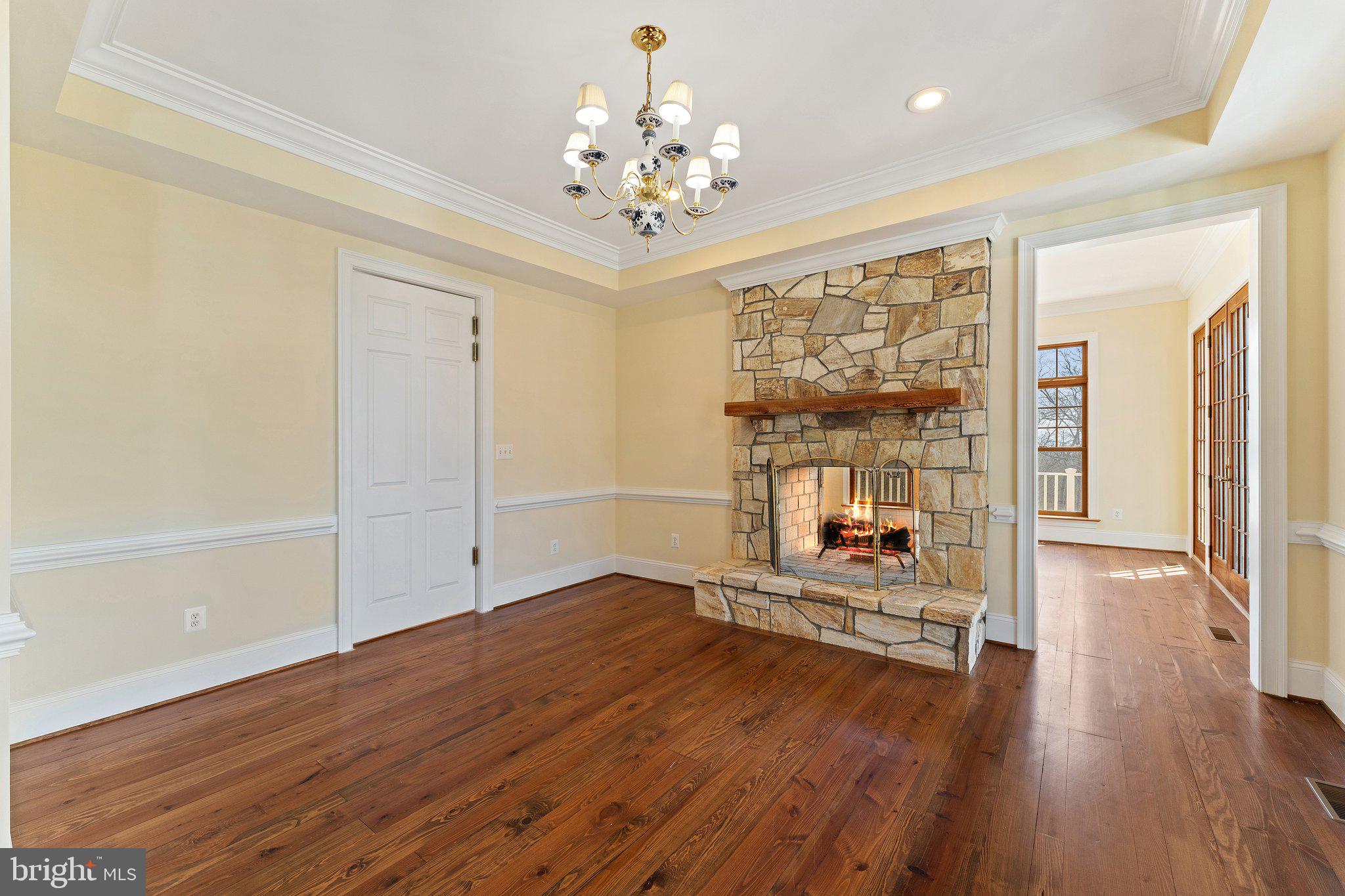 5536 Free State Road Marshall, VA 20115 - Photo 21 of 72 Formal dining room with double sided fireplace