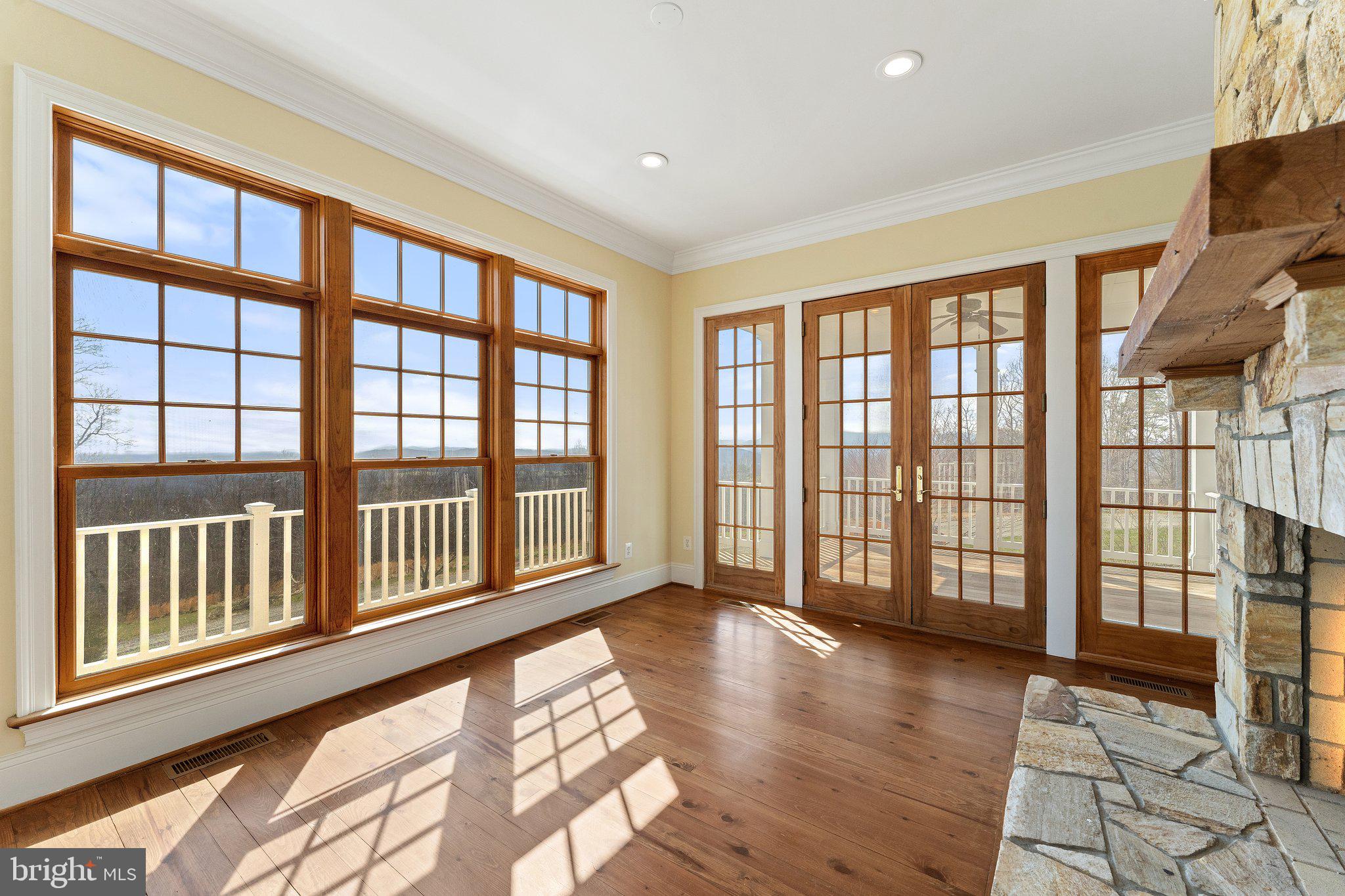 5536 Free State Road Marshall, VA 20115 - Photo 25 of 72 Breakfast nook with panoramic views and fireplace