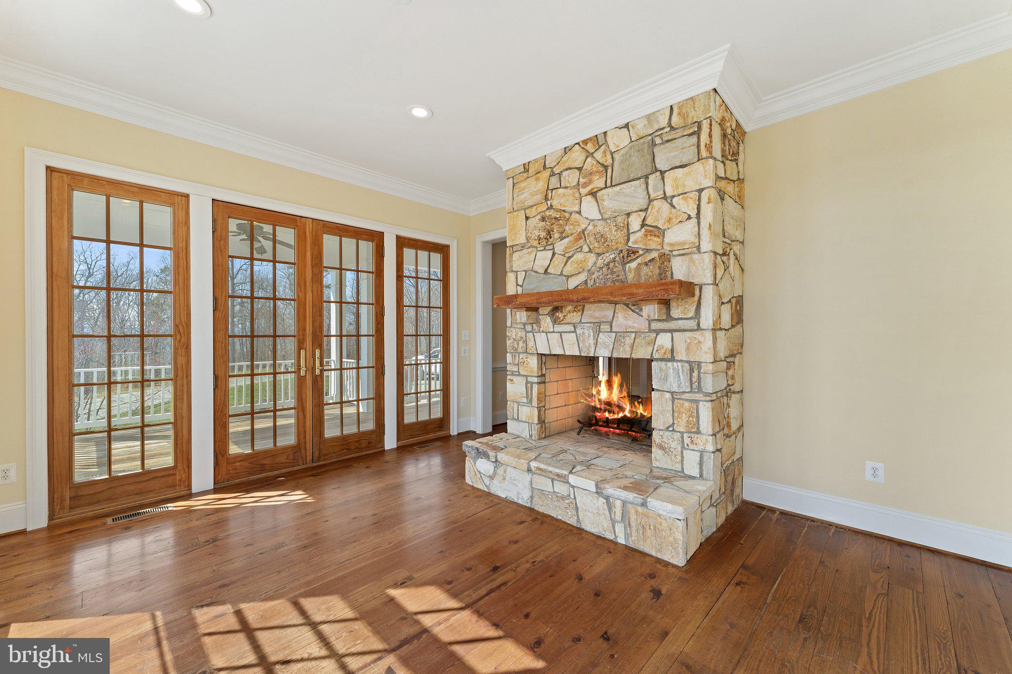 5536 Free State Road Marshall, VA 20115 - Photo 27 of 72 Breakfast nook with panoramic views and fireplace