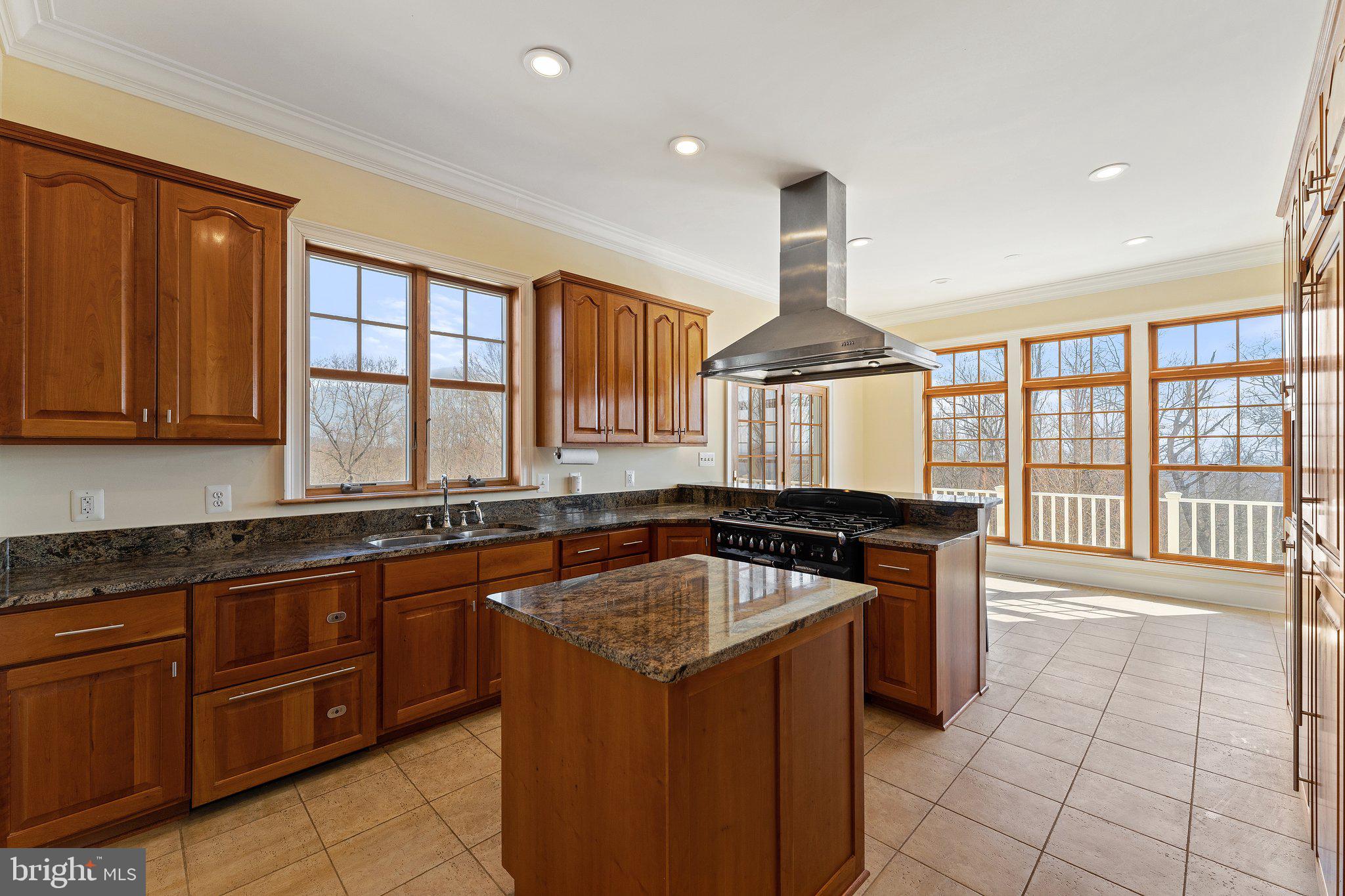 5536 Free State Road Marshall, VA 20115 - Photo 35 of 72 Kitchen with granite countertops and Aga range