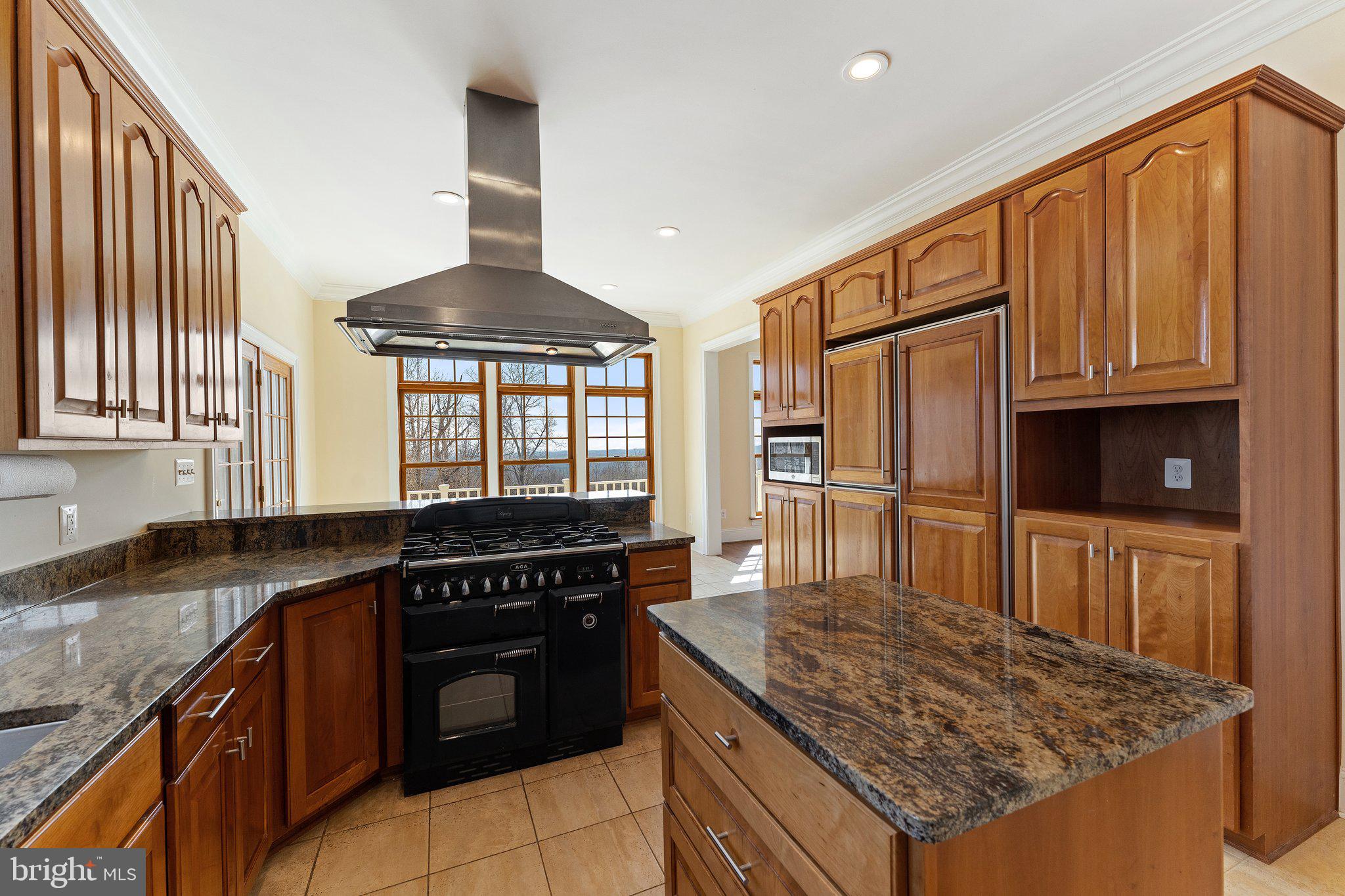 5536 Free State Road Marshall, VA 20115 - Photo 36 of 72 Kitchen with granite countertops and Aga range