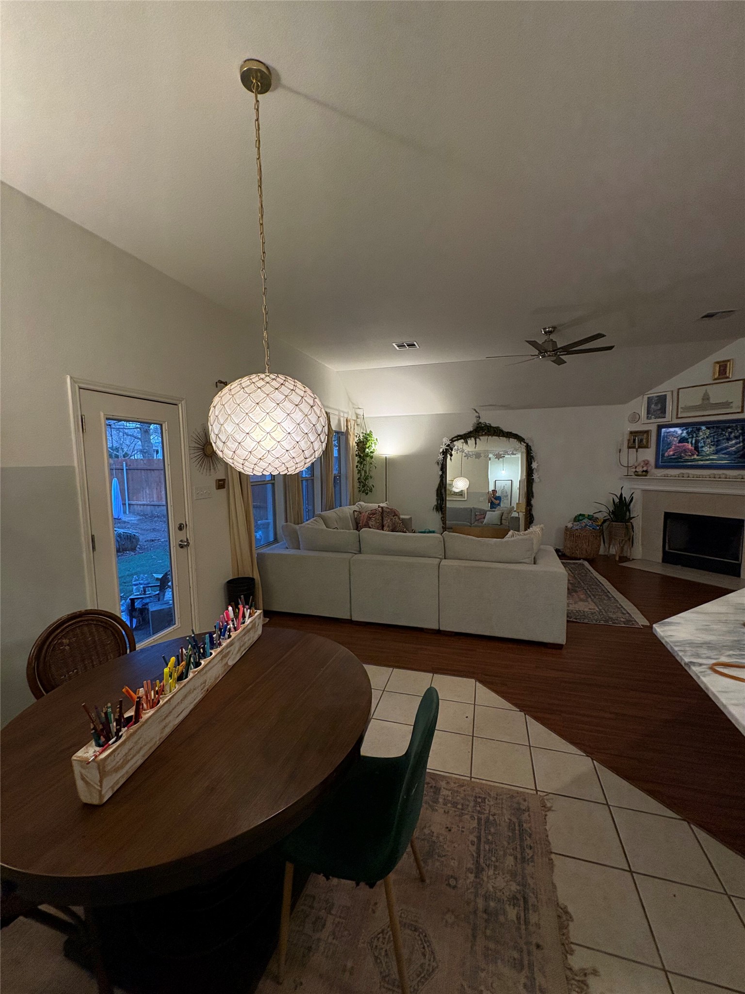 432 Hanover Court Georgetown, TX 78633 - Photo 6 of 14 a living room with furniture and a chandelier